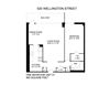 1 bedroom, 1 bathroom, with balcony